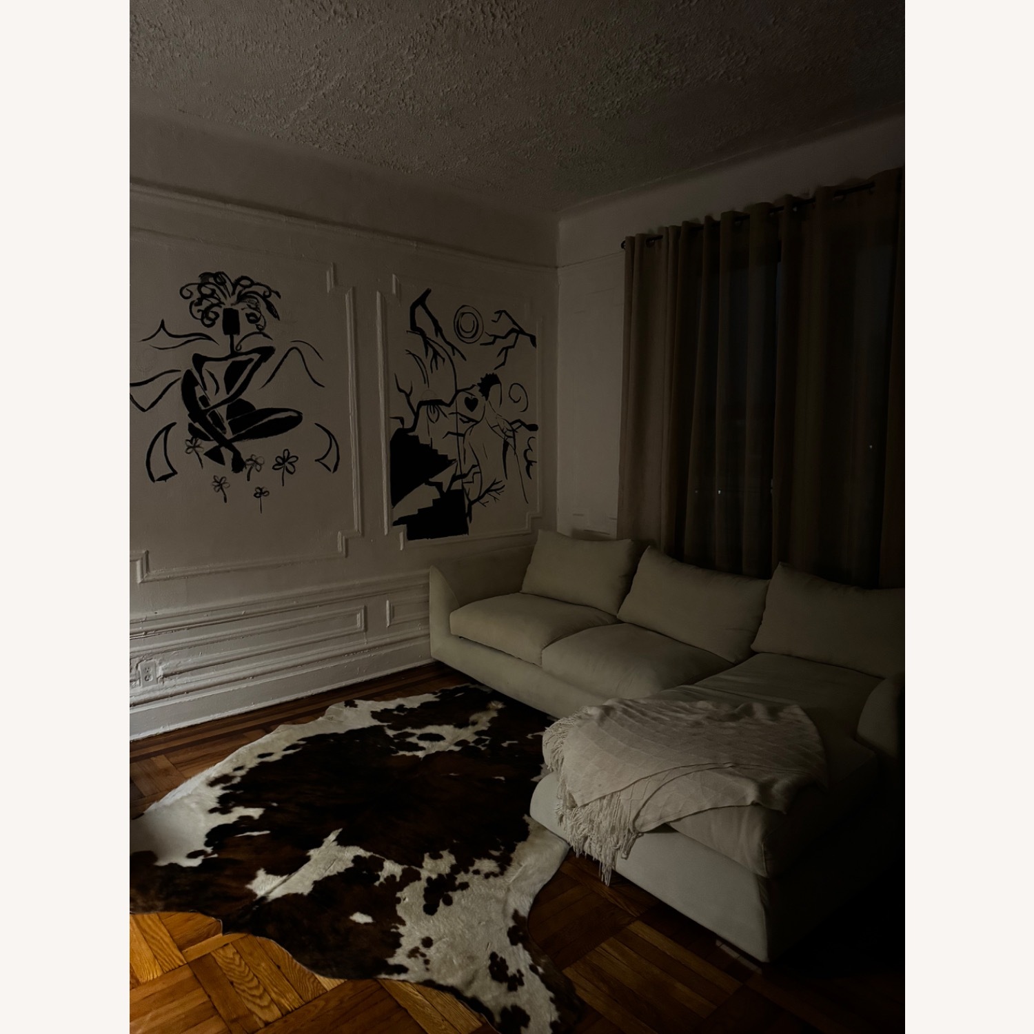 110 Inch Valyou Feathers Sectional - image-9