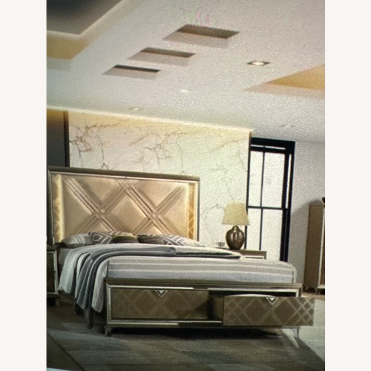 Acrylic Home Design Bed - image-3