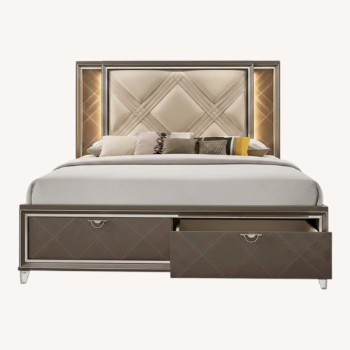 Used Acrylic Home Design Bed for sale on AptDeco