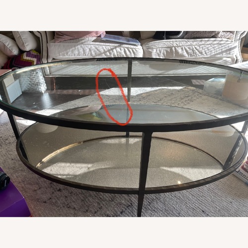 Used Crate & Barrel Clairemont Coffee Table for sale on AptDeco