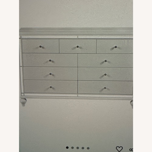 Used Gettington White Wood Dresser for sale on AptDeco