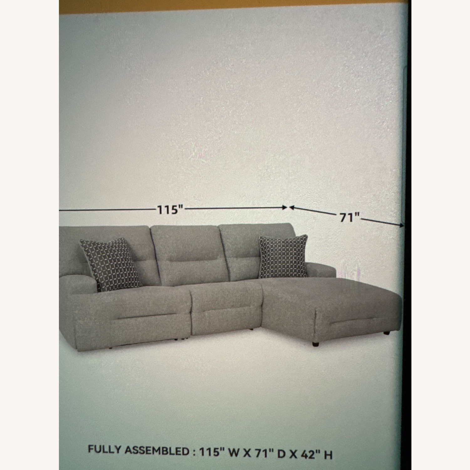 Acklen Place 3 Piece Power Reclining Sectional - image-3