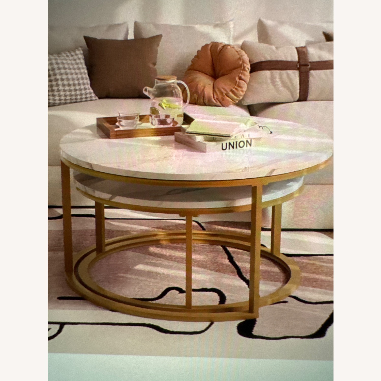 Aeon Furniture Viber Wi White Glass Coffee Table - image-3
