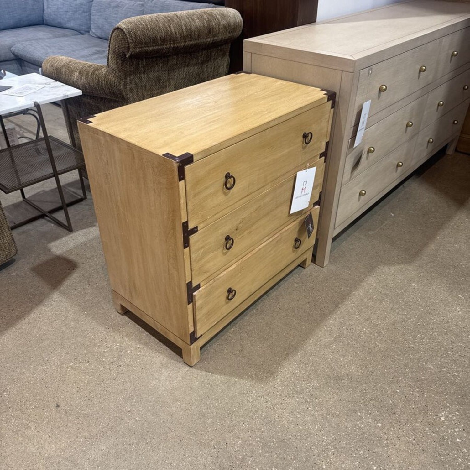 Forster Natural Mango 3-Drawer Dresser - image-3