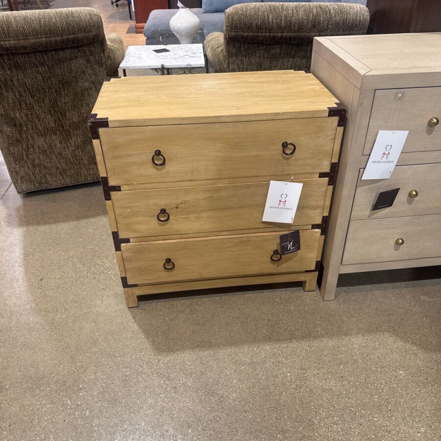 Forster Natural Mango 3-Drawer Dresser - image-2