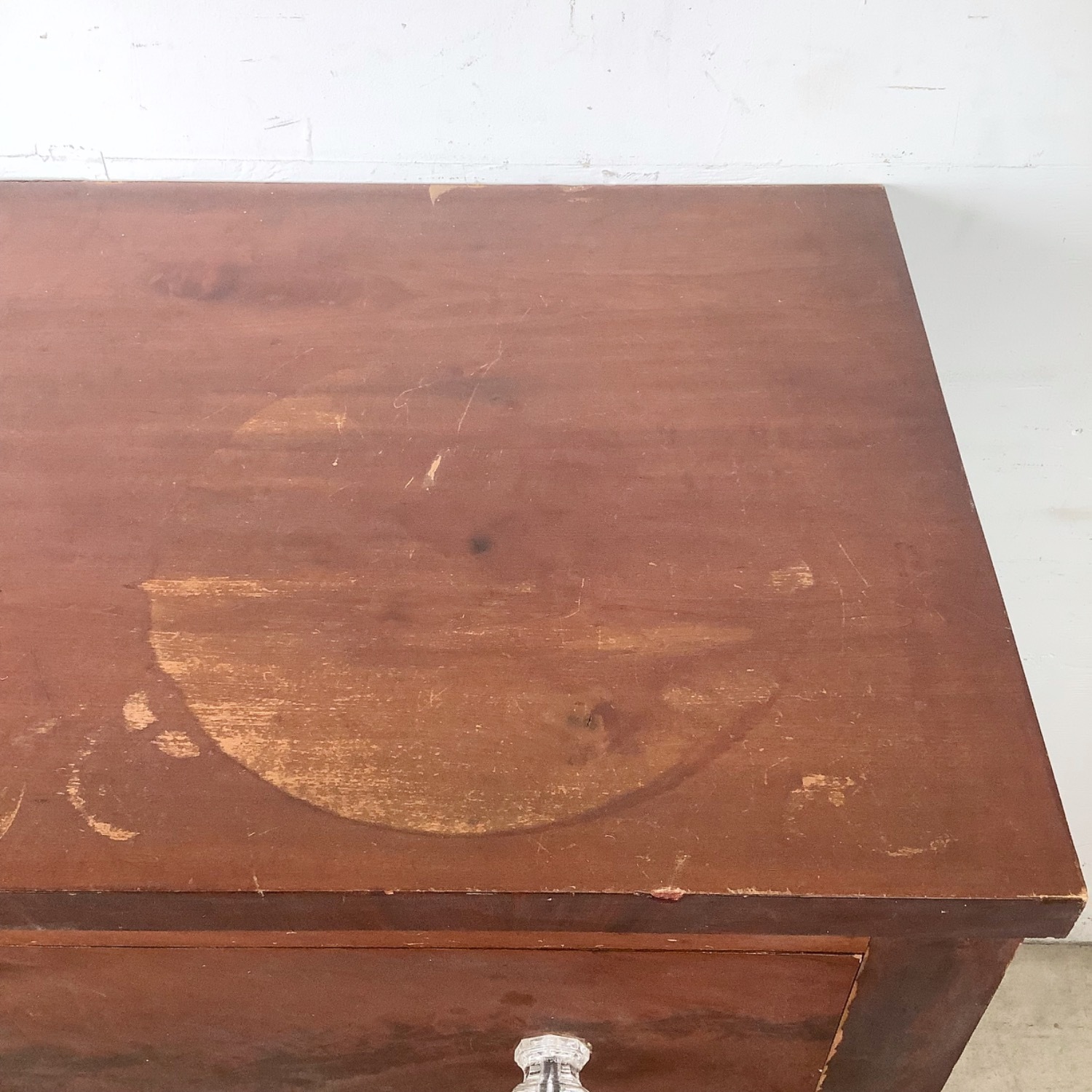 19th Century American Empire Mahogany Chest - image-4