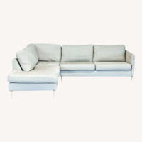 BoConcept Cream Sectional Sofa with Chaise