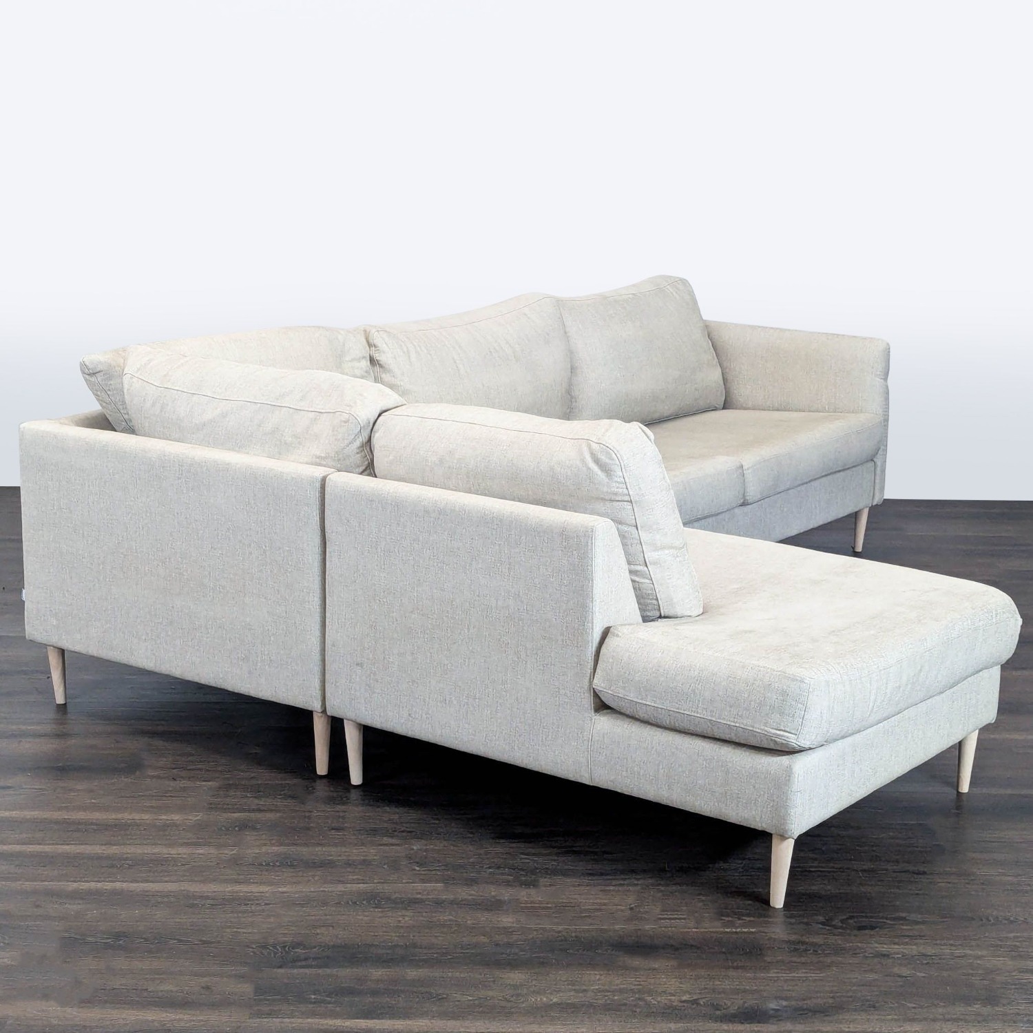 BoConcept Cream Sectional Sofa with Chaise - image-8