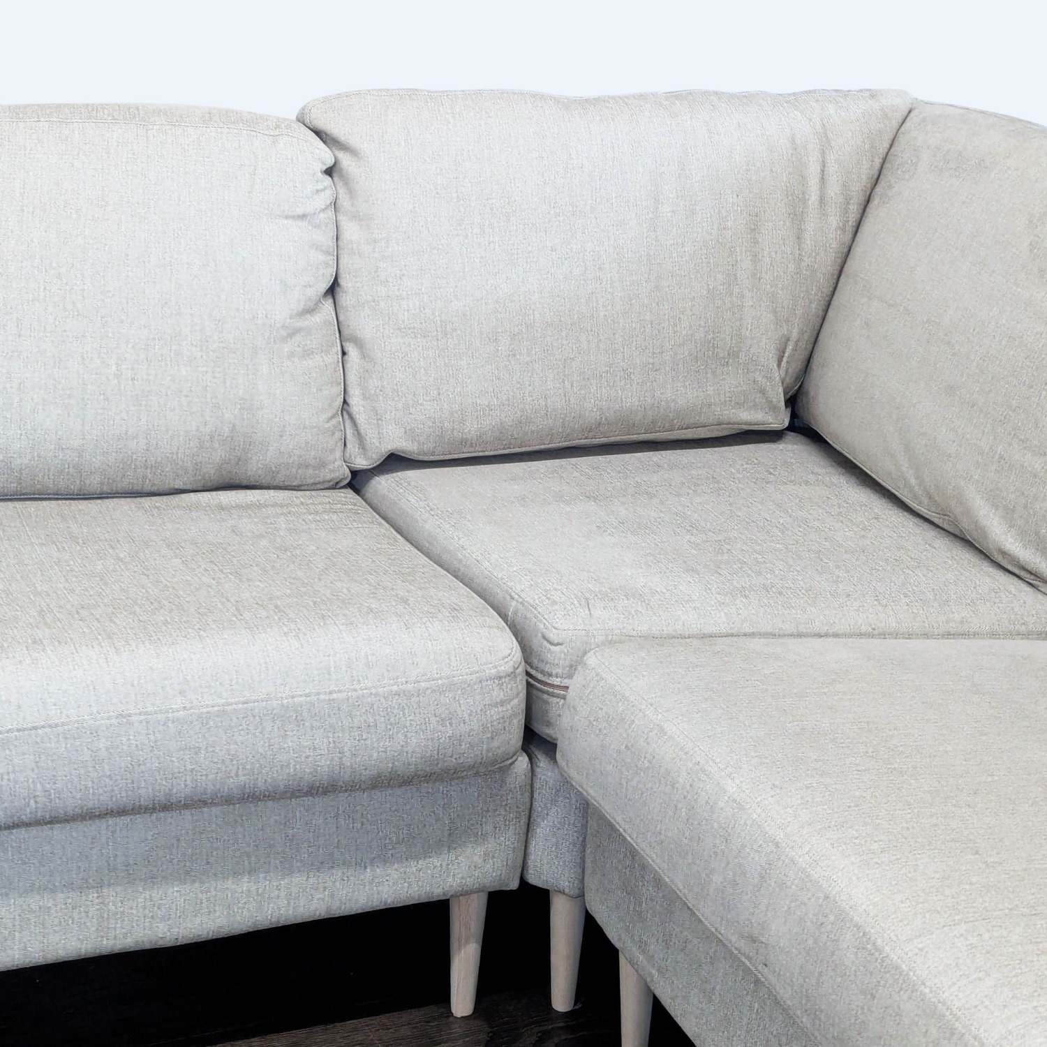 BoConcept Cream Sectional Sofa with Chaise - image-5