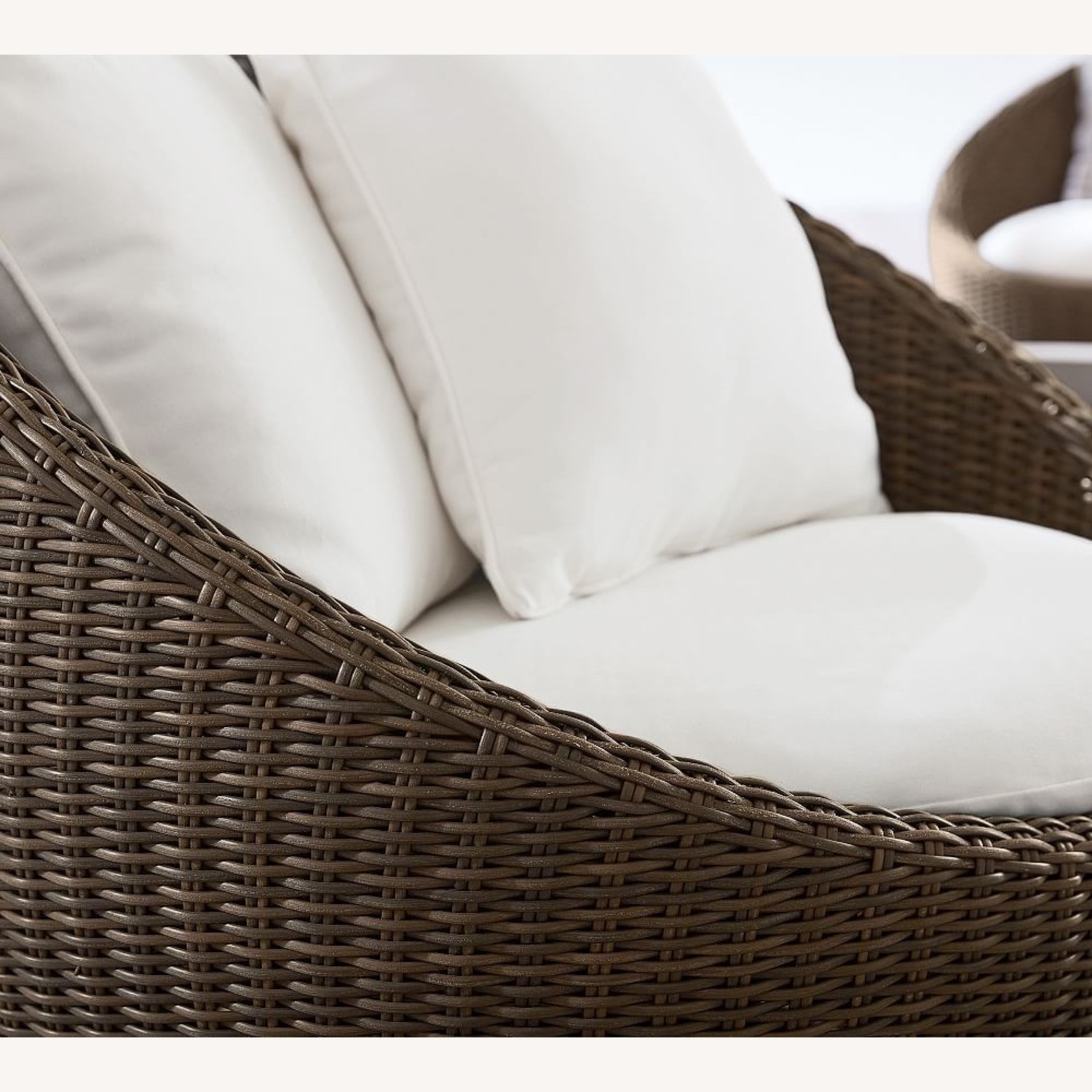 Pottery Barn Torrey Wicker Papasan Outdoor Chair - image-2