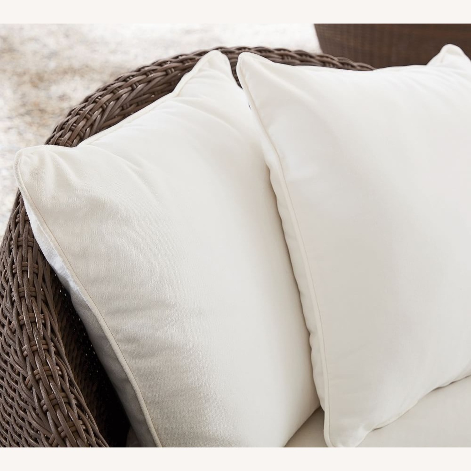 Pottery Barn Torrey Wicker Papasan Outdoor Chair - image-3