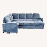 Lifestyle Solutions Edgewood Modern Gray Sectional