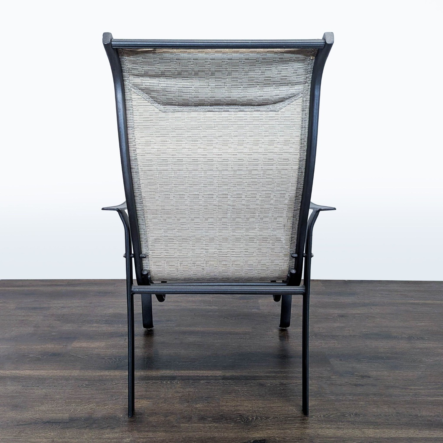 Set of 2 Outdoor Patio Chairs with Metal Frame  - image-5