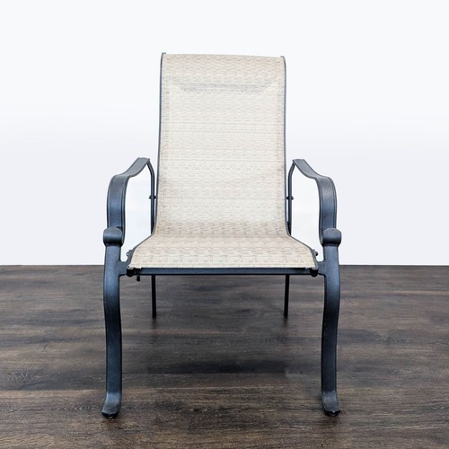 Used Set of 2 Outdoor Patio Chairs with Metal Frame  for sale on AptDeco