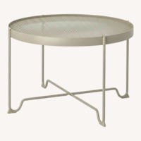 IKEA Krokholmen Round Metal Outdoor Coffee Table