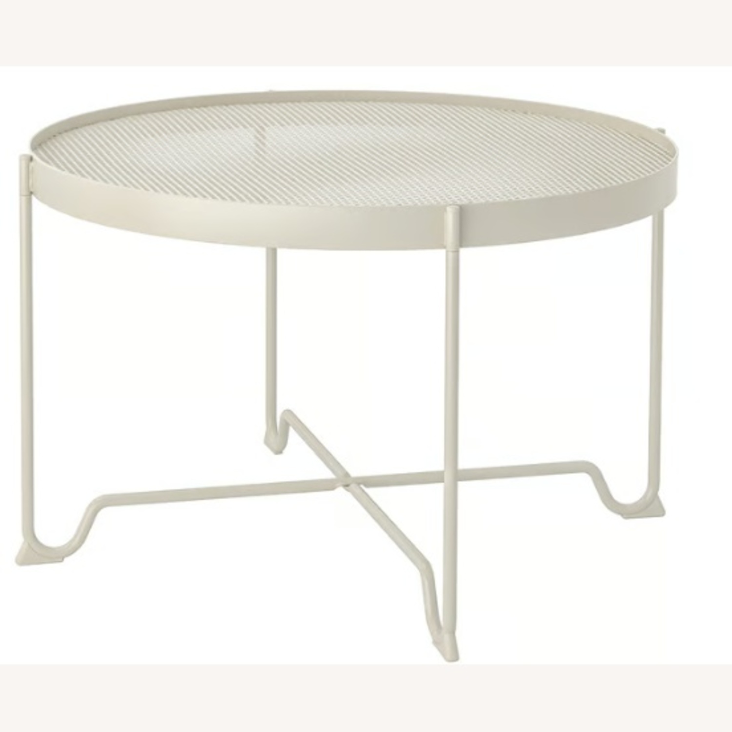 IKEA Krokholmen Round Metal Outdoor Coffee Table - image-6