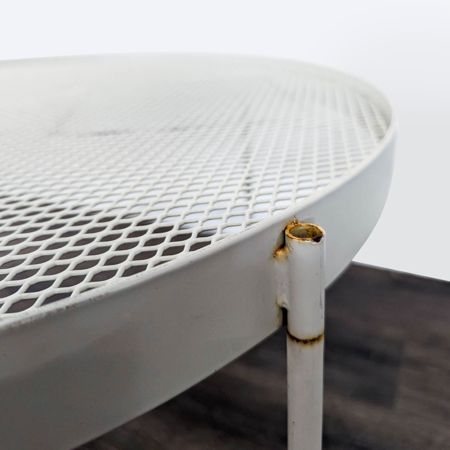IKEA Krokholmen Round Metal Outdoor Coffee Table - image-5