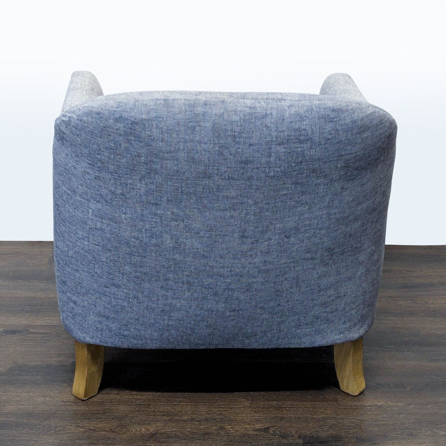 Restoration Hardware Tuxedo Modern Blue Lounge  - image-3