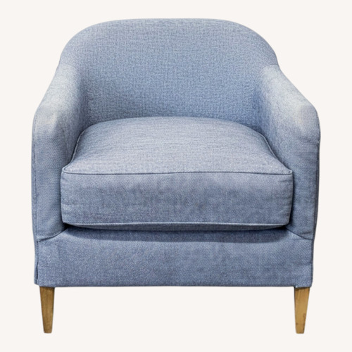 Used Restoration Hardware Tuxedo Modern Blue Lounge  for sale on AptDeco