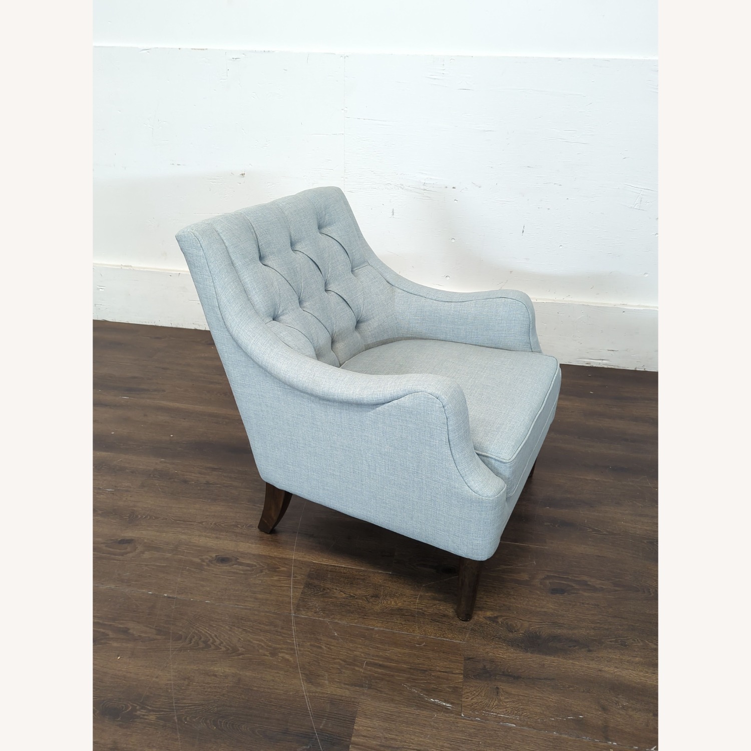 Madison Park Light Blue Tufted Lounge Chair - image-4