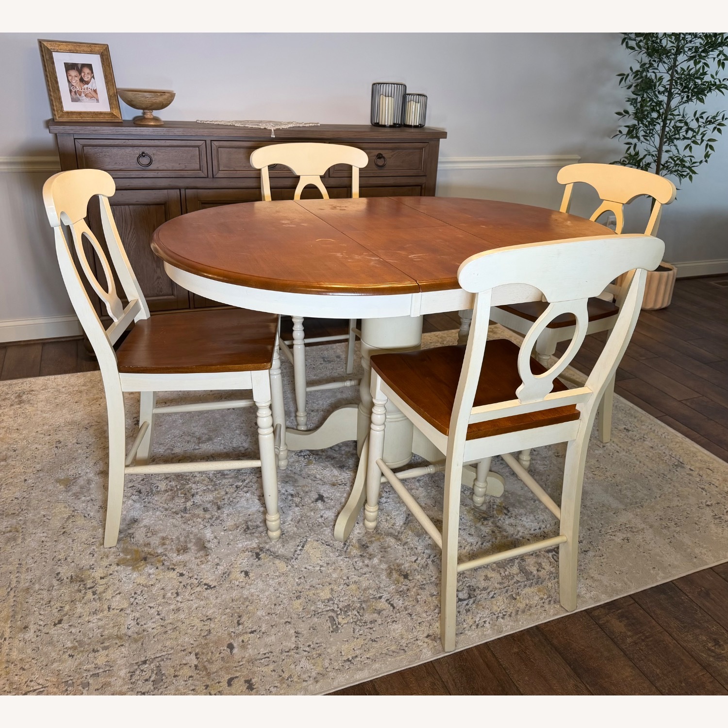 Raymour & Flanigan Kenton Light Brown Dining Set - image-4