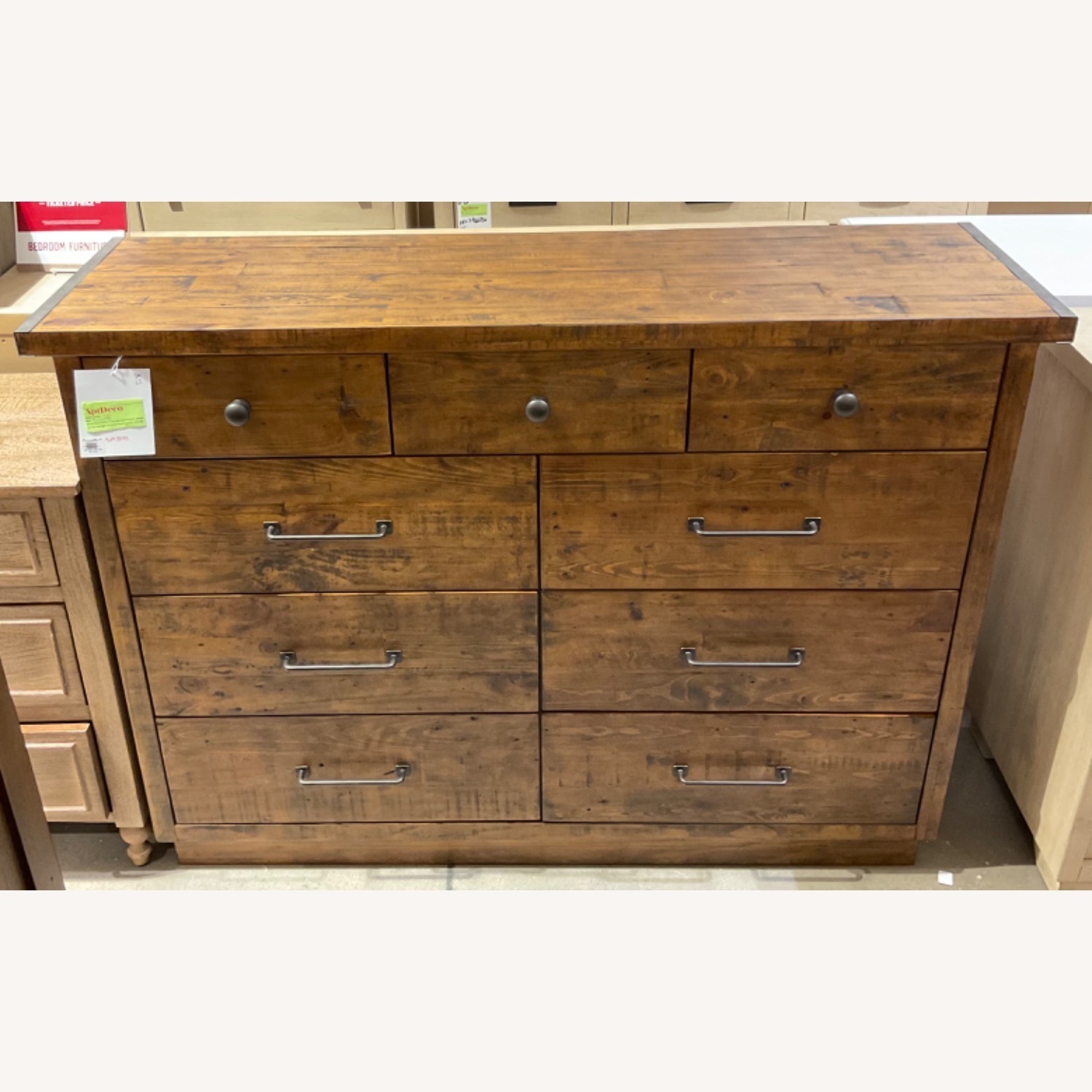 Pottery Barn Dark Brown Big Daddy’s Antiques Dresser - image-5