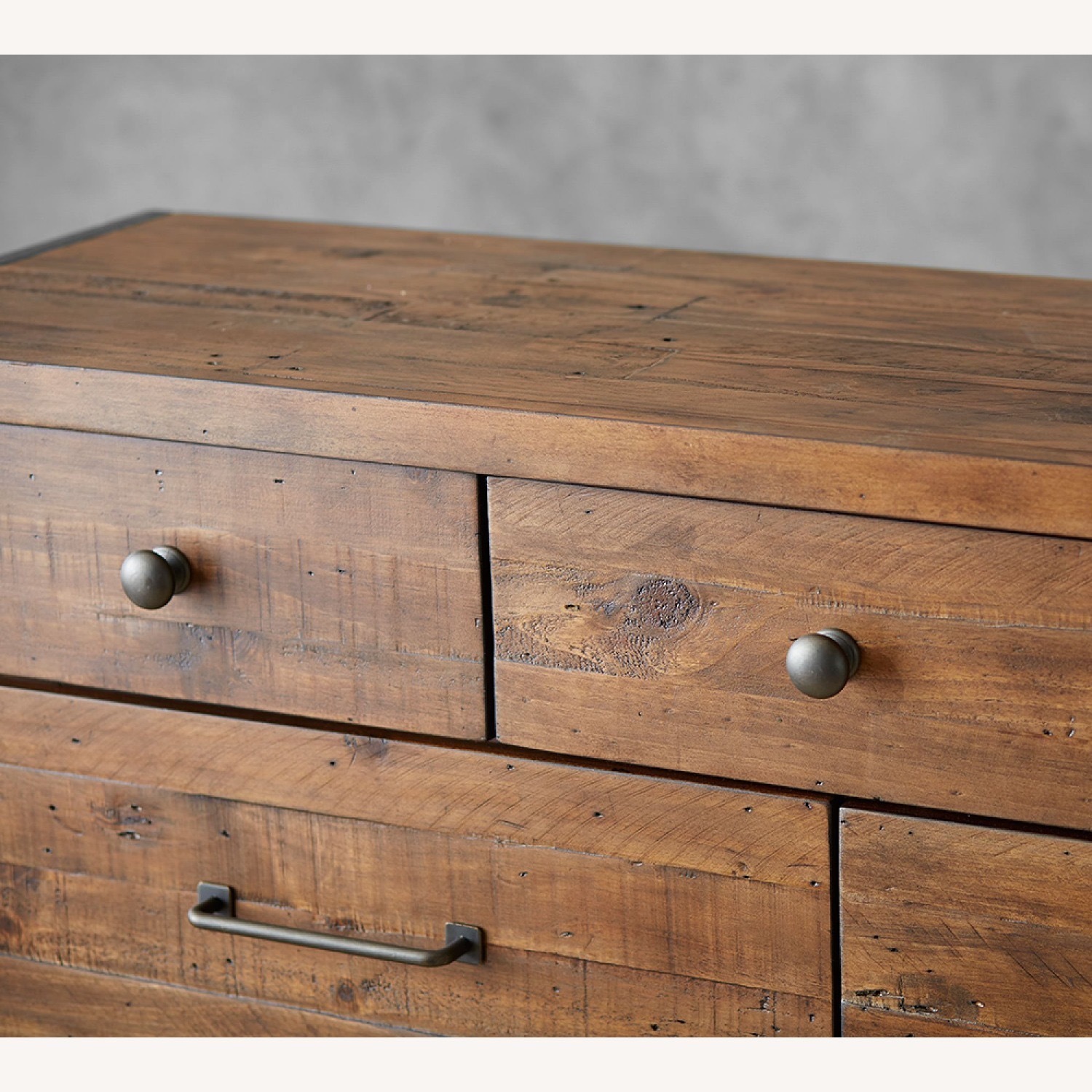 Pottery Barn Dark Brown Big Daddy’s Antiques Dresser - image-3