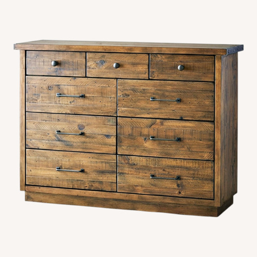 Used Pottery Barn Dark Brown Big Daddy’s Antiques Dresser for sale on AptDeco