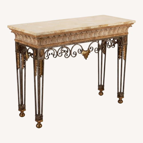 Used Maitland Smith Marble Top Console Table for sale on AptDeco