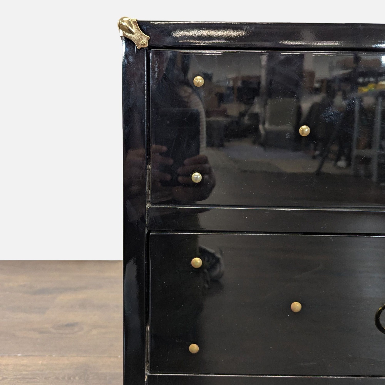 Chic Home Arezzo Black 3-Drawer Dresser - image-6