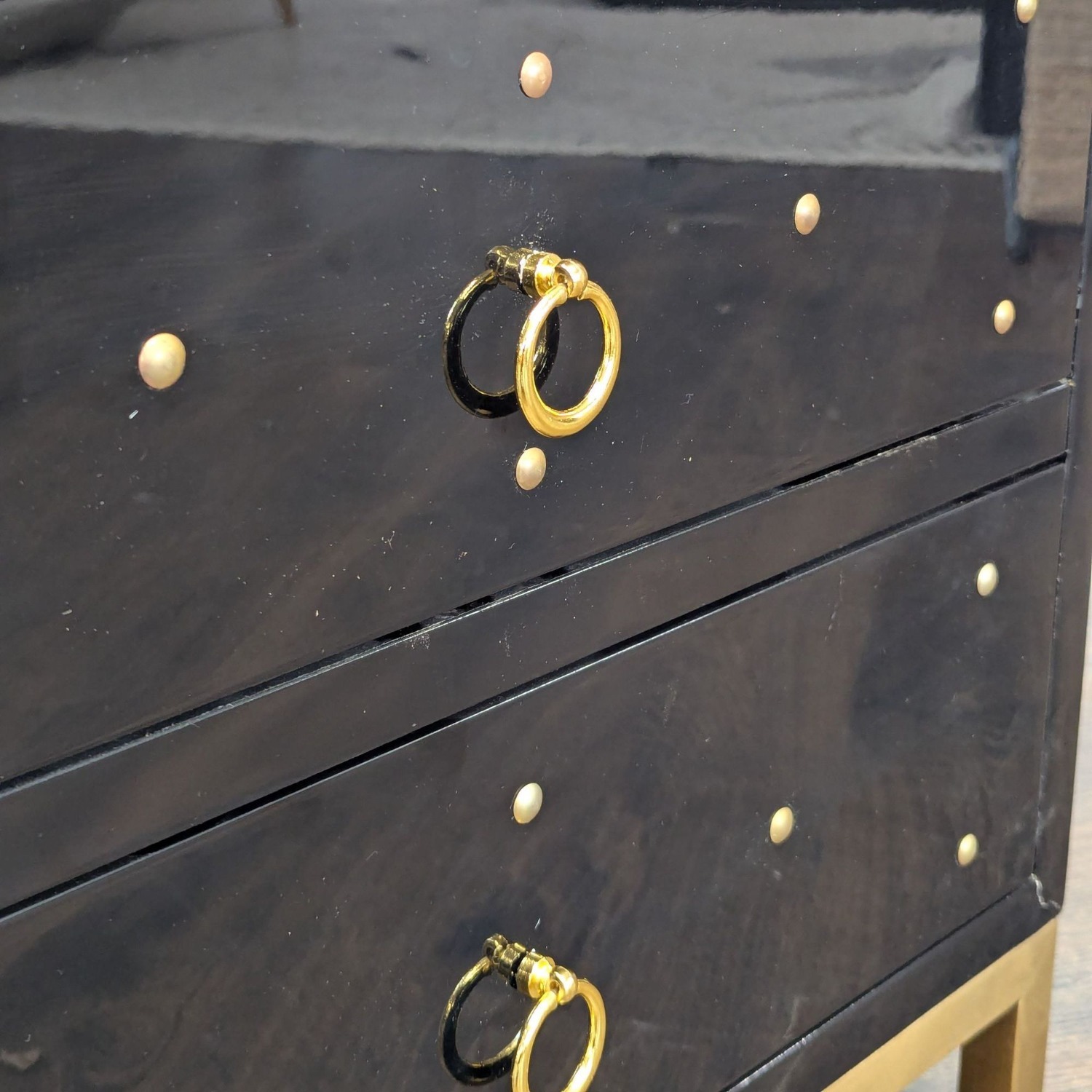 Chic Home Arezzo Black 3-Drawer Dresser - image-7