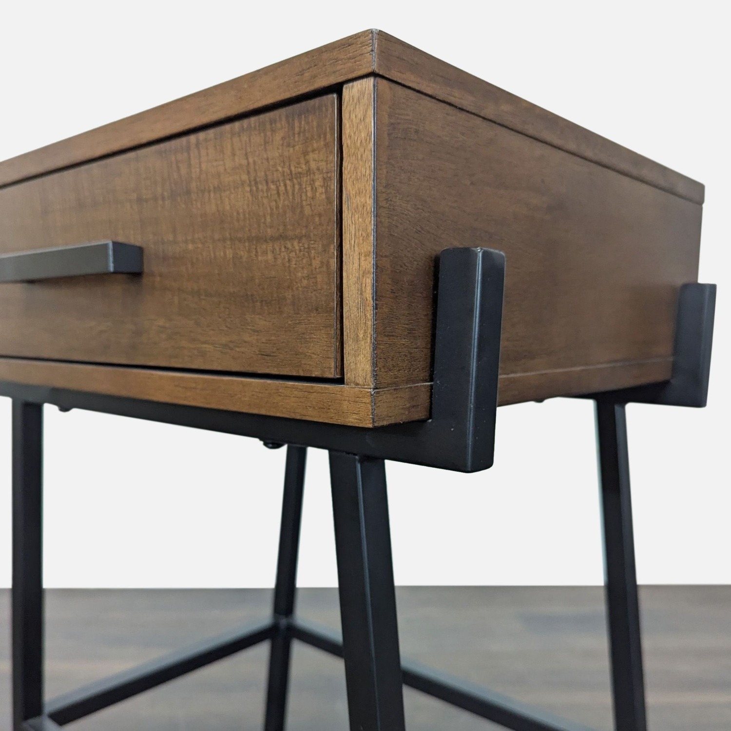 Whalen Furniture Industrial Style Nightstand - image-7