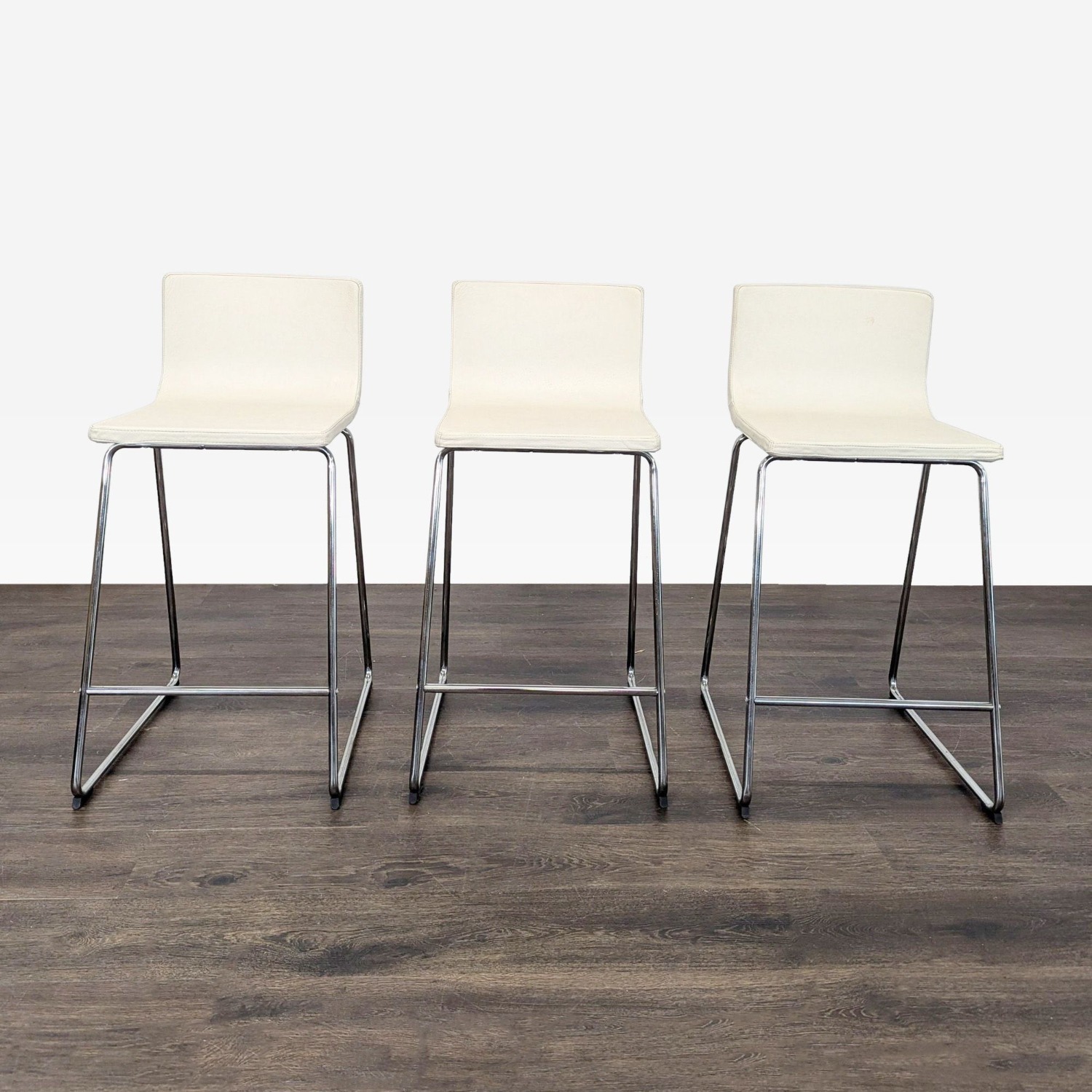 Set of Three IKEA Bernhard Bar Stools - image-7