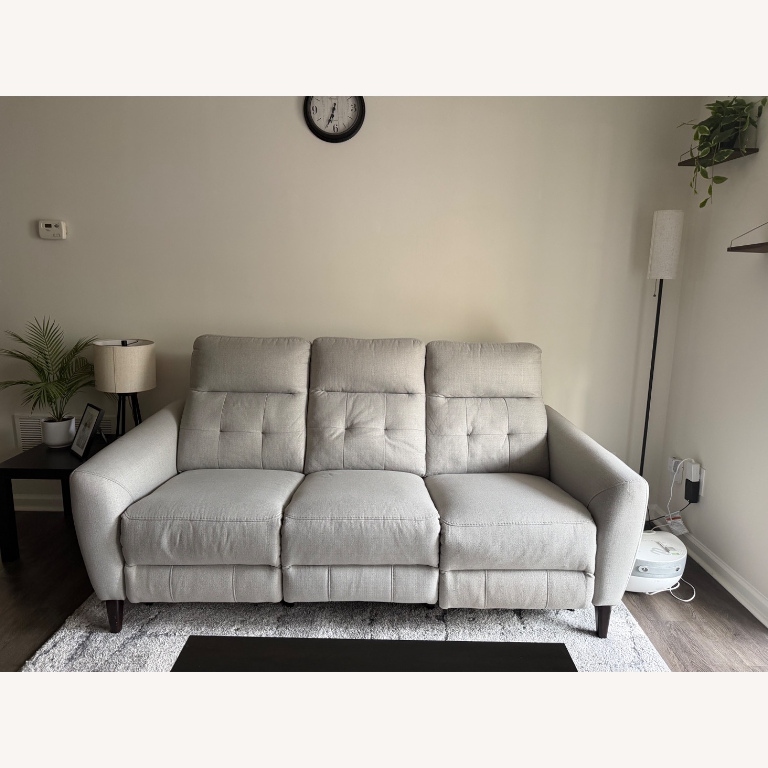 Costsco Light Gray Fabric Loveseat - image-3