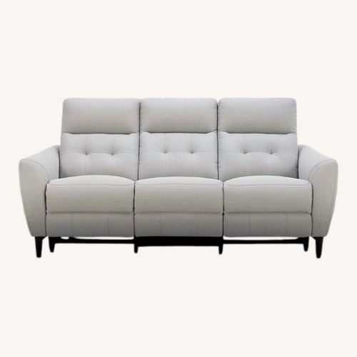 Used Costsco Light Gray Fabric Loveseat for sale on AptDeco
