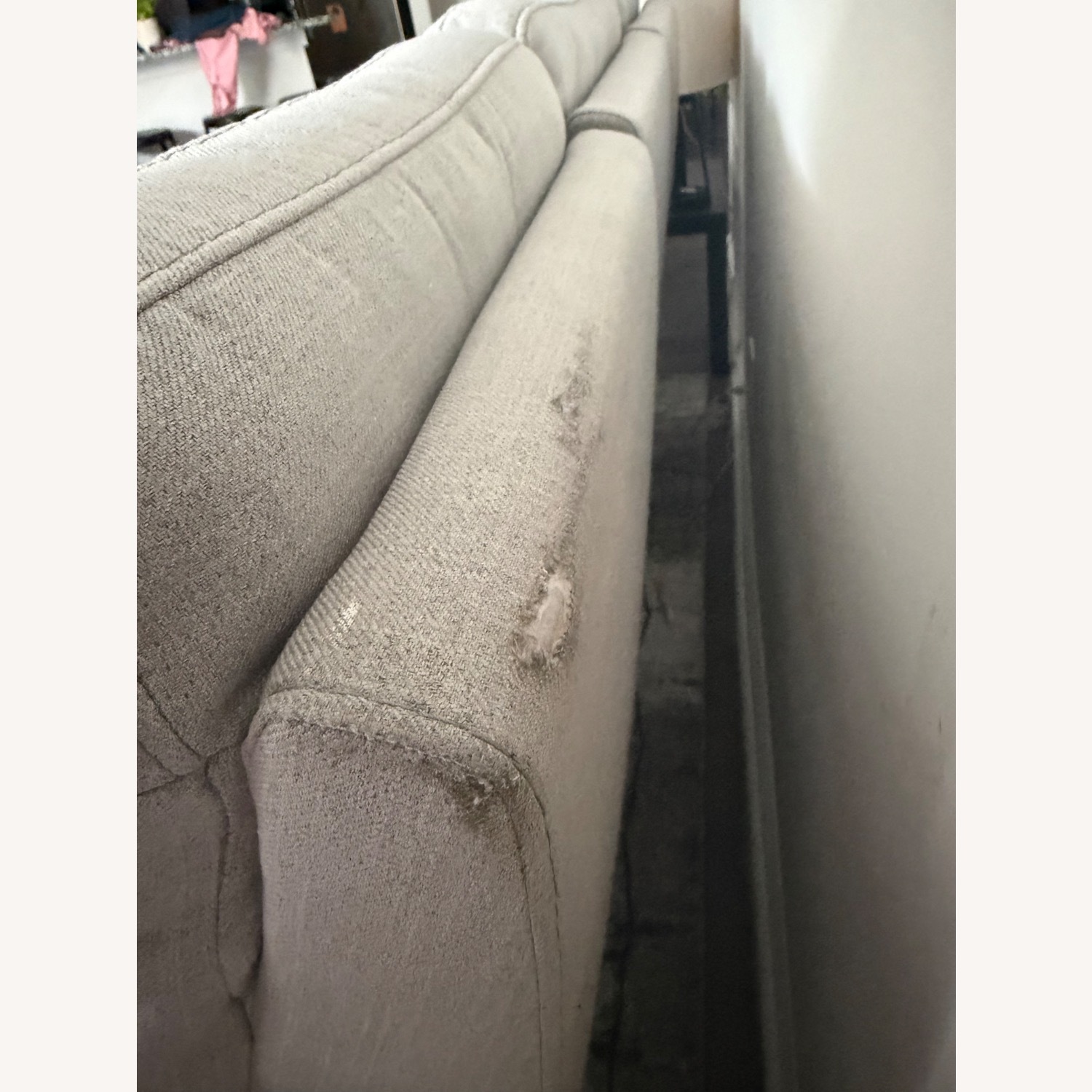 Costsco Light Gray Fabric Loveseat - image-4
