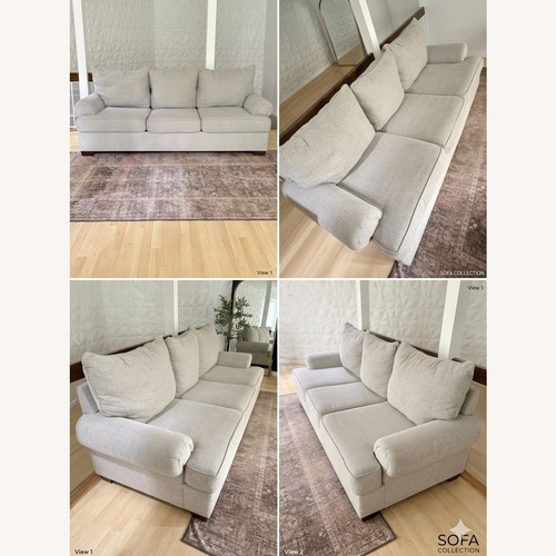 Used Raymour & Flanigan Light Gray Sofa for sale on AptDeco
