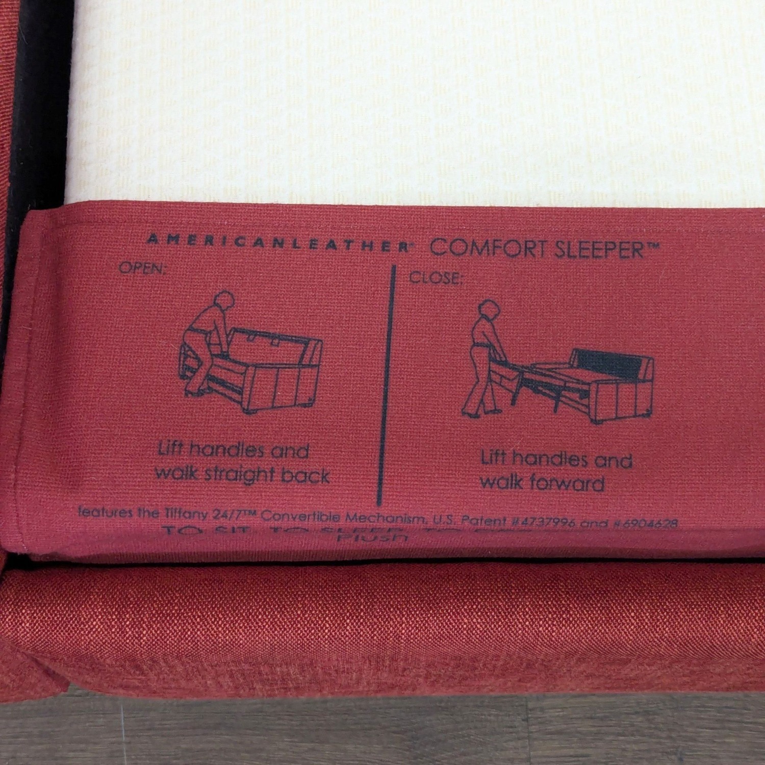 Crate & Barrel Allerton Red Sleeper Sofa  - image-8