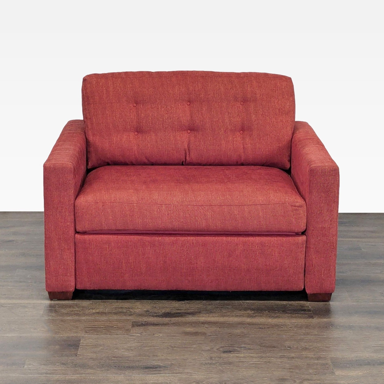 Crate & Barrel Allerton Red Sleeper Sofa  - image-2
