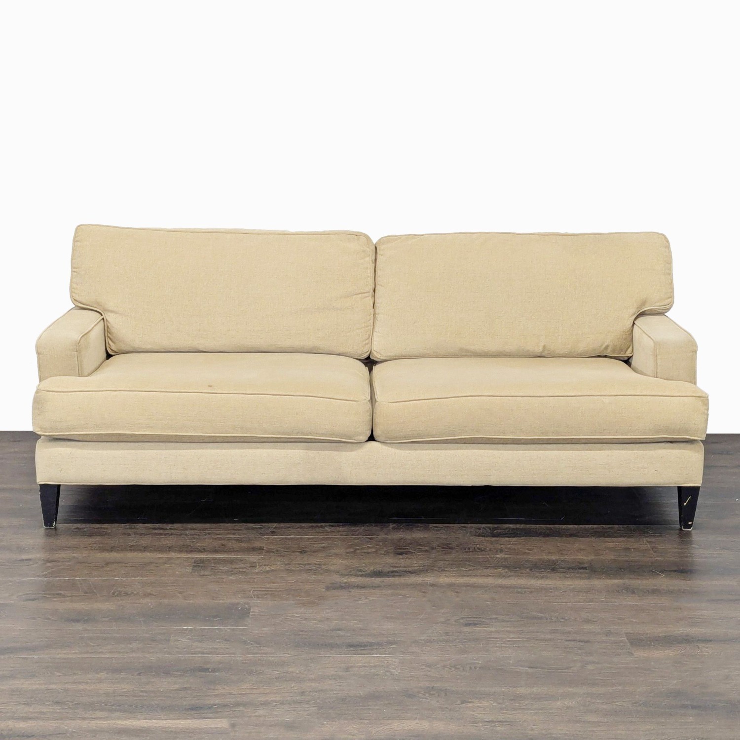 Pier 1 Imports 3-Seat Beige Sofa - image-1