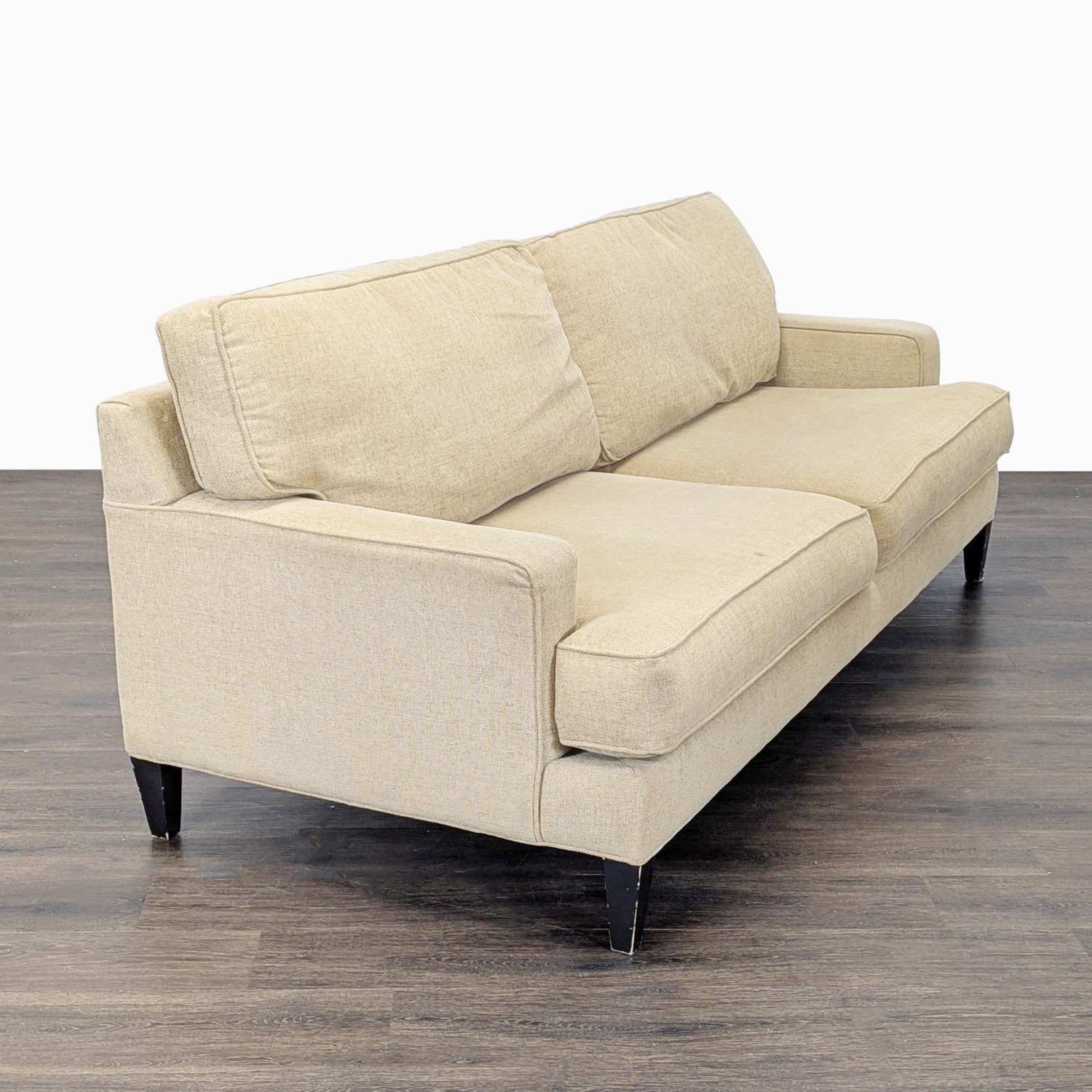 Pier 1 Imports 3-Seat Beige Sofa - image-2