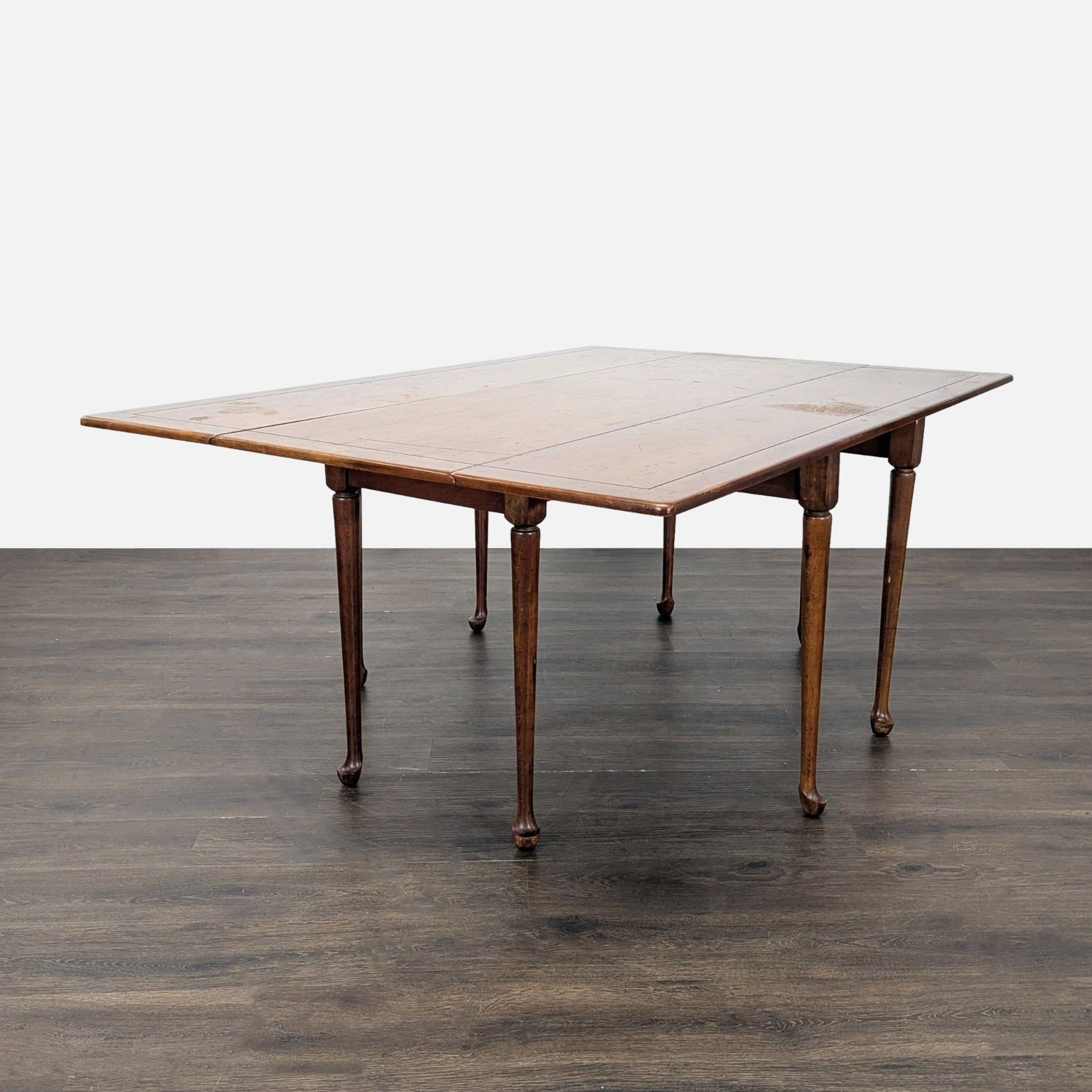 Rustic Wooden Dining Set with Table, 4 Chairs - image-2