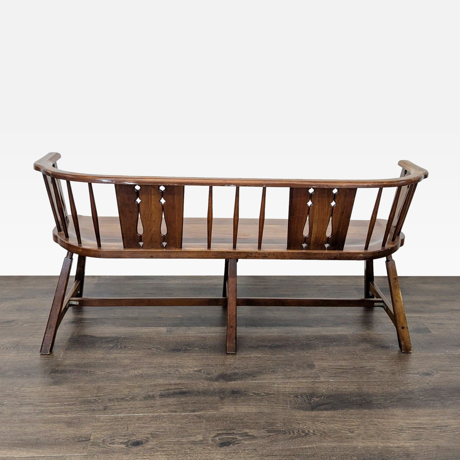Rustic Wooden Dining Set with Table, 4 Chairs - image-7