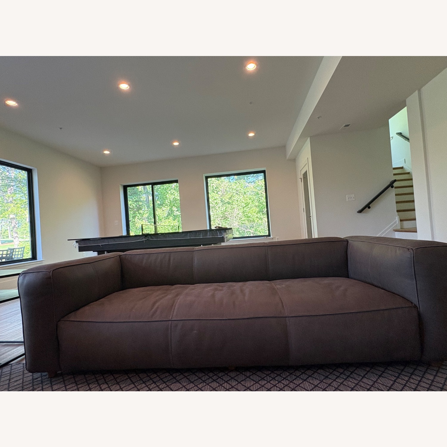 Arhaus Madrone Leather Sofa  - image-3