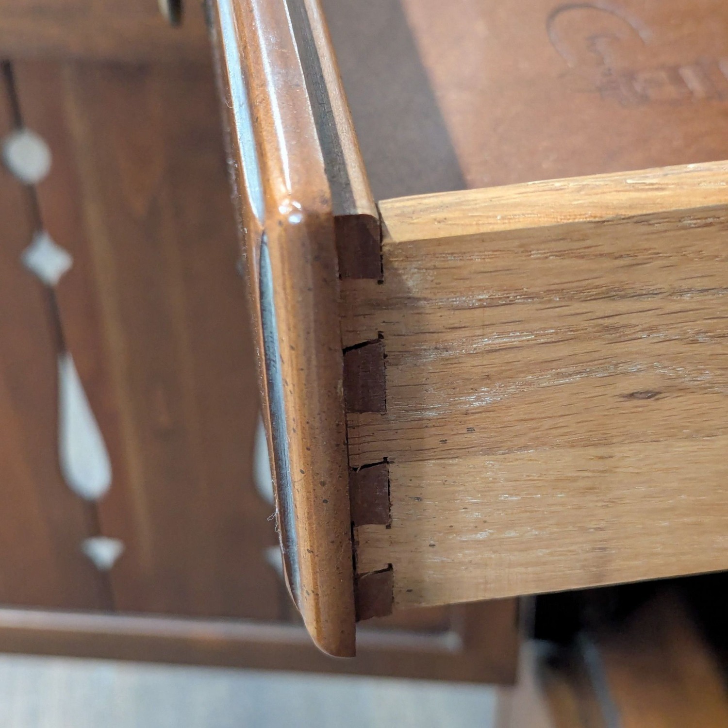 Vintage Link-Taylor Country Cherry Hutch - image-12