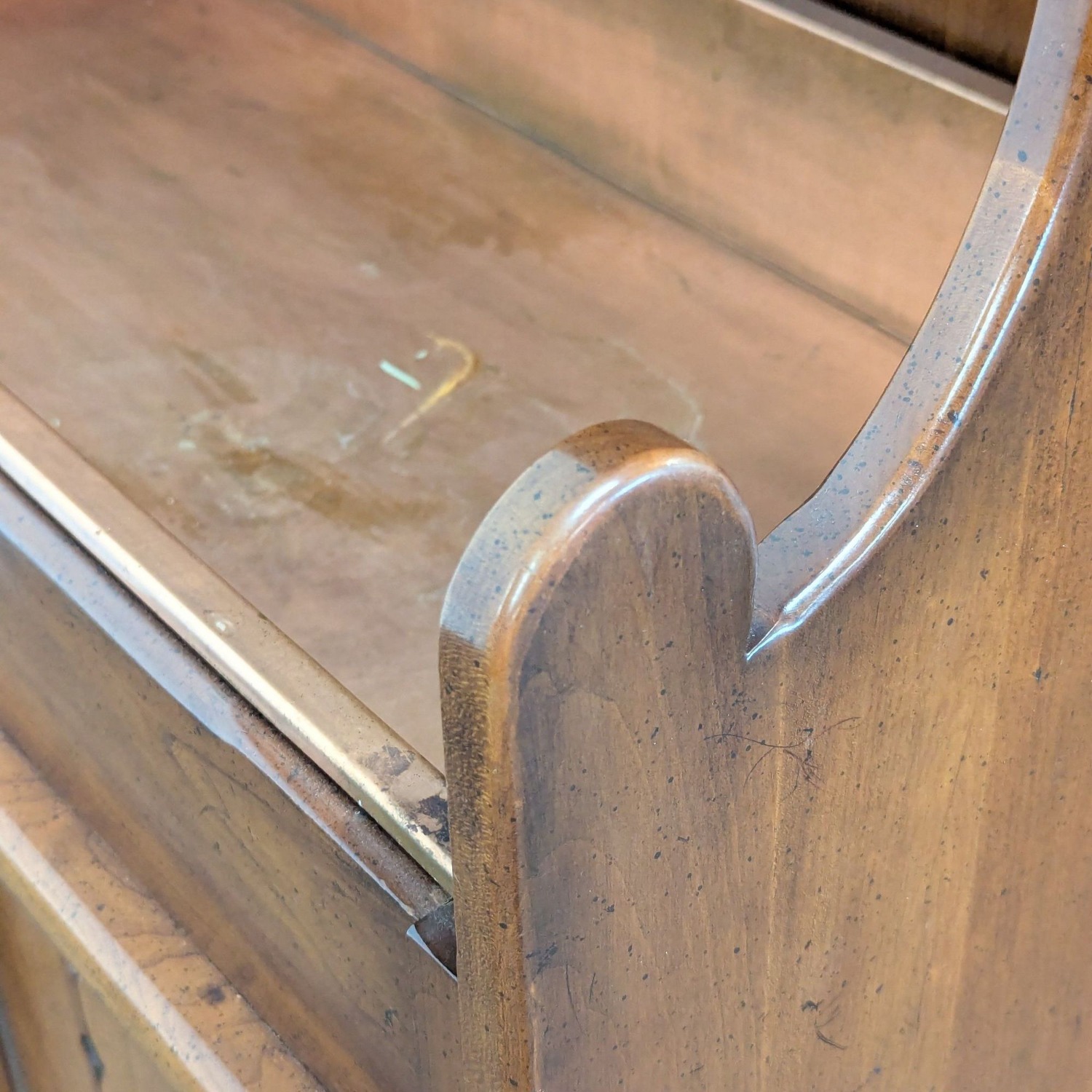 Vintage Link-Taylor Country Cherry Hutch - image-15