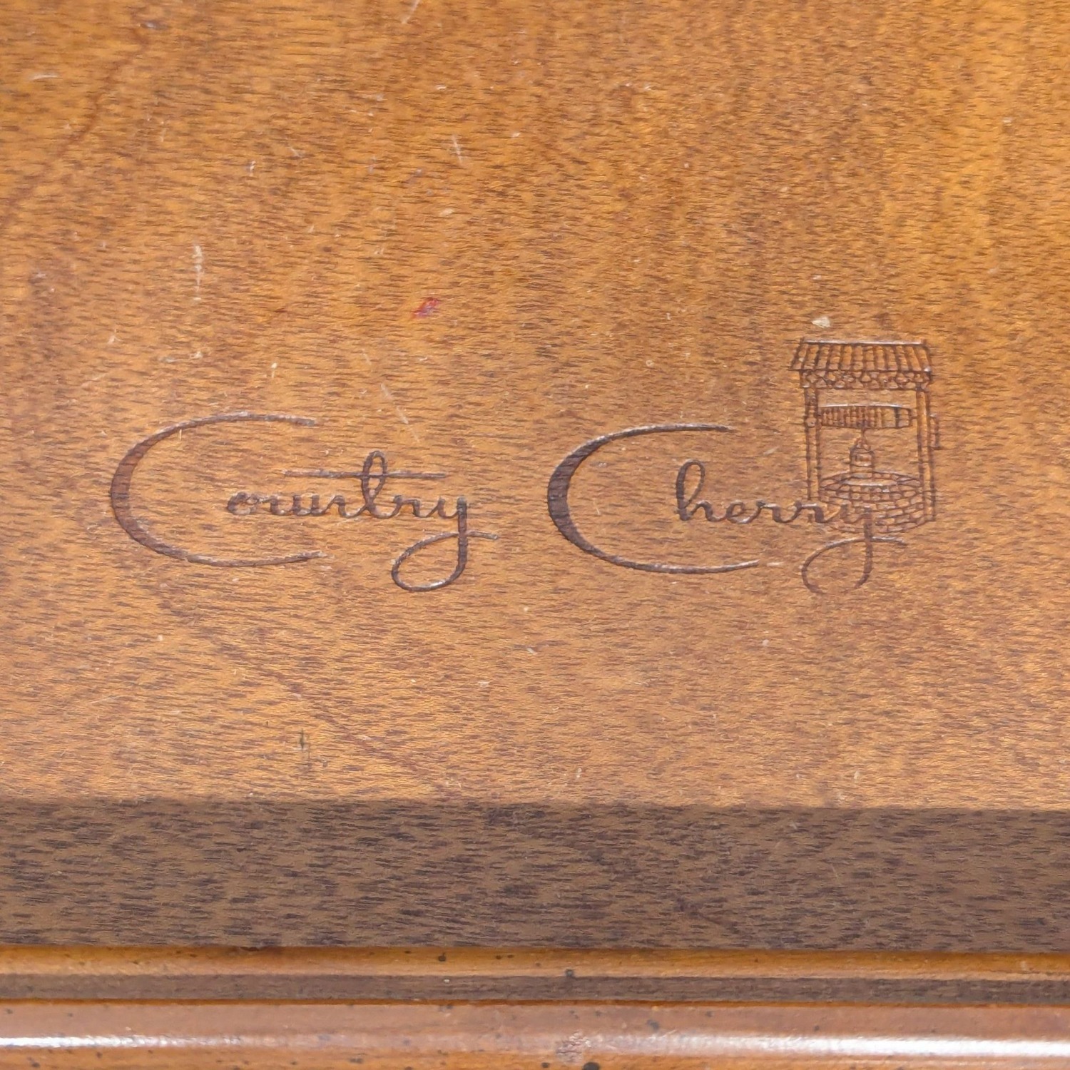 Vintage Link-Taylor Country Cherry Hutch - image-11
