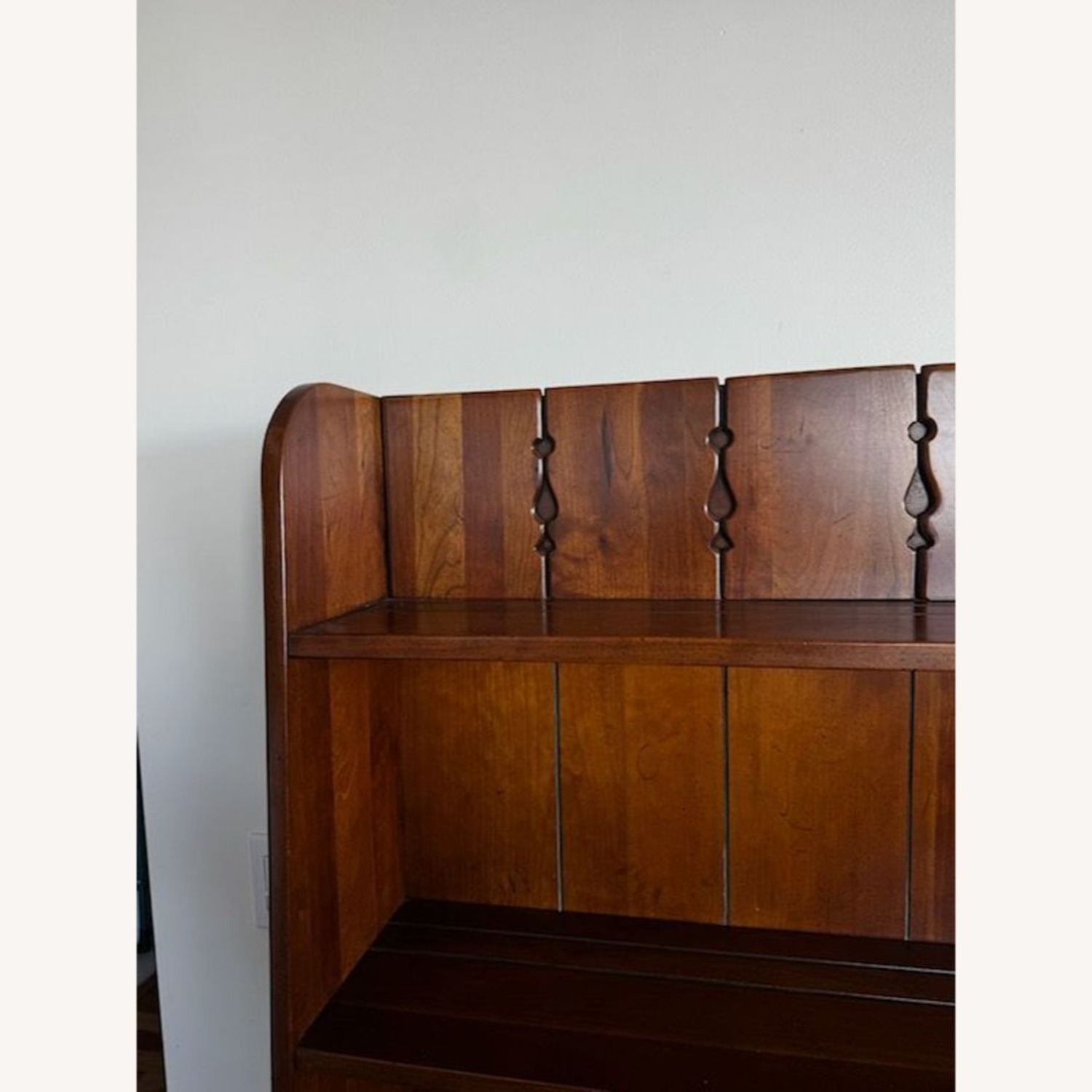 Vintage Link-Taylor Country Cherry Hutch - image-1