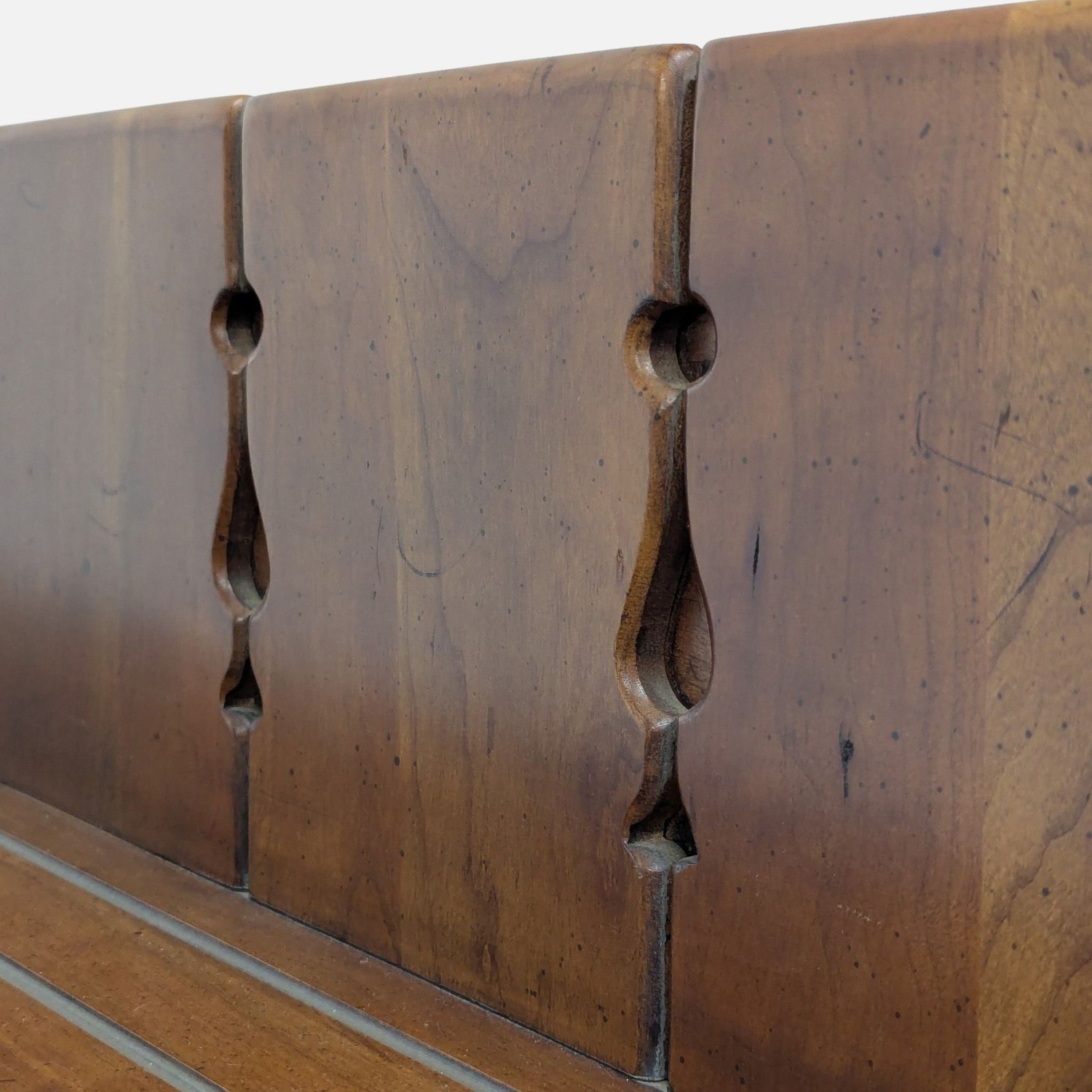Vintage Link-Taylor Country Cherry Hutch - image-17