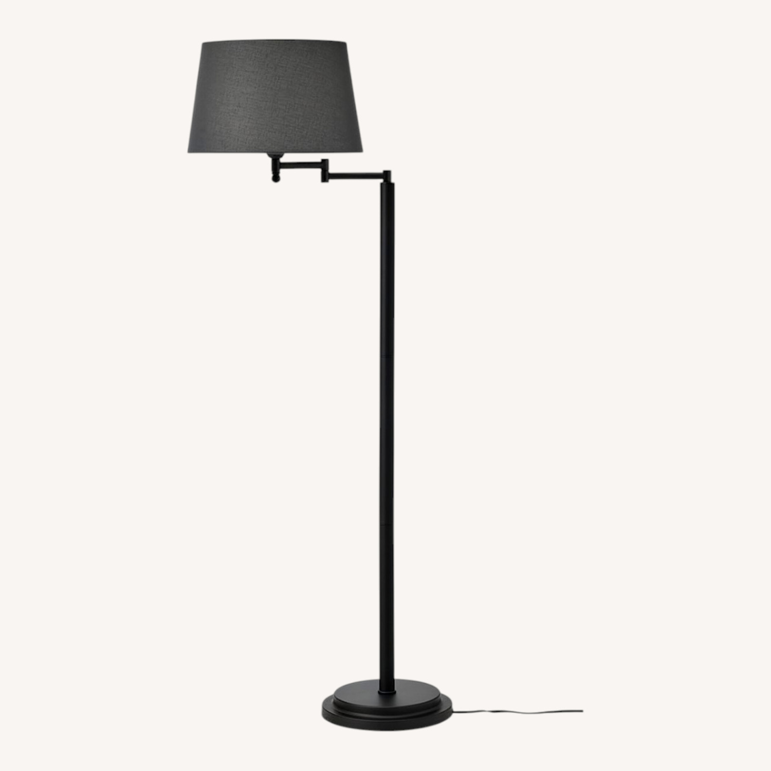 IKEA Halkip Black Floor Lamp - image-0